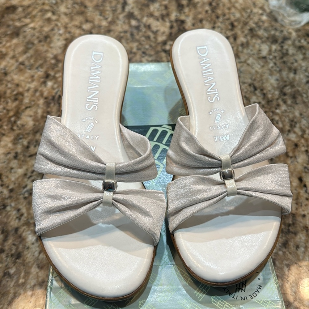 White 7.5W shoes